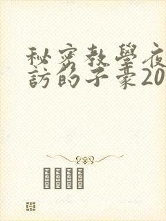 秘密教学夜晚到访的子豪20话