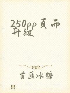 250pp页面升级