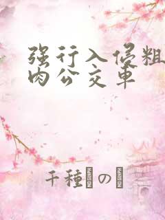 强行入侵粗暴h肉公交车