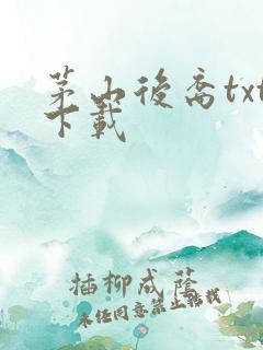 茅山后裔txt下载