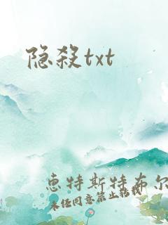 隐杀txt