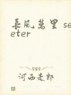 长风万里 seeter