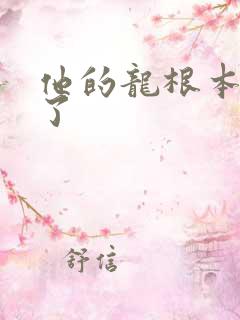 他的龙根本太大了