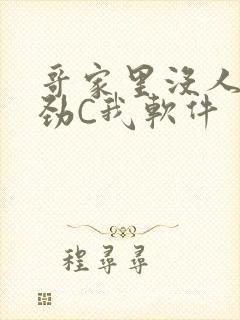 哥家里没人使点劲C我软件