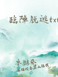 临阵脱逃txt