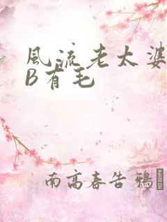风流老太婆BBB有毛