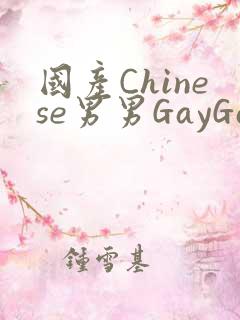 国产Chinese男男GayGayAPP