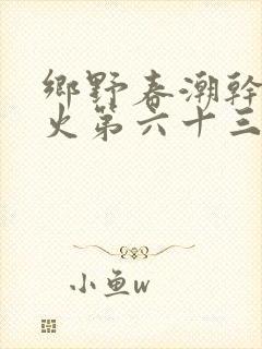 乡野春潮干柴烈火第六十三章