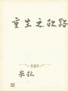 重生之政路风流