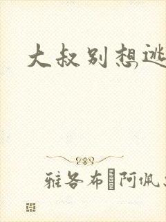 大叔别想逃