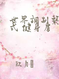 世界调制系统模式 健身房