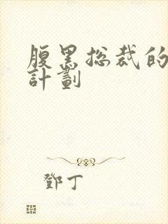 腹黑总裁的诱妻计划