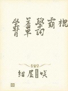 坐着学霸棍子上背单词