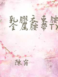 乳胶衣束腰勒紧金属腰带TXT