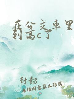 在公交车里c弄到高c了