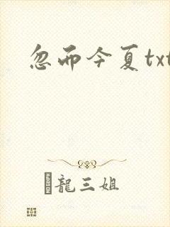 忽而今夏txt