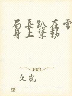 局长趴在雪白的身上耸动