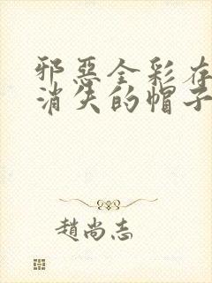 邪恶全彩存在感消失的帽子