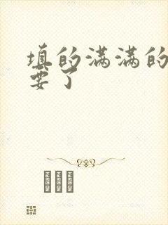 填的满满的 不要了