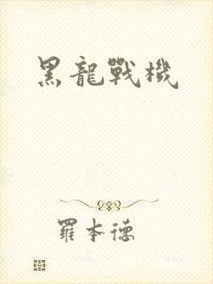 黑龙战机