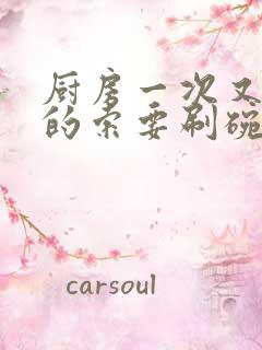 厨房一次又一次的索要刷碗小说