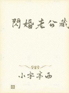 闪婚老公藏不住