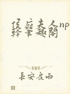 侯府夫人np高干笔趣阁