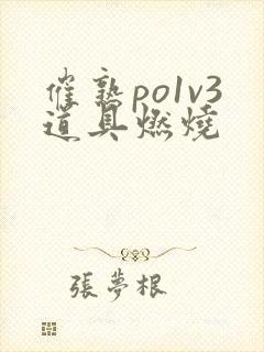 催熟po1v3道具燃烧