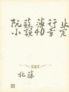 阮苏薄行止抖音小说40章完结