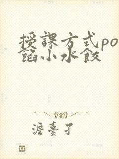 授课方式po肉馅小水饺