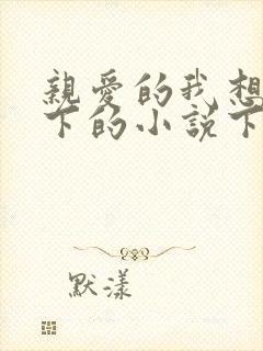 亲爱的我想你我下的小说下载