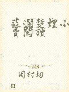 苏澜楚煜小说免费阅读