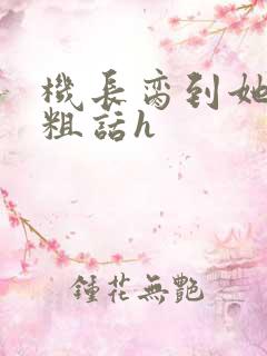 机长脔到她哭h粗话h