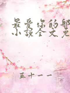 最爱你的那十年小说全文免费阅读