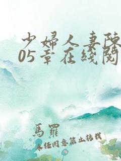 少妇人妻陈艳105章在线阅读