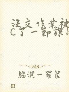 没交作业被老师C了一节课网站