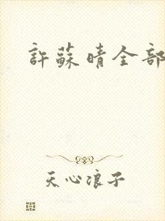 许苏晴全部章节