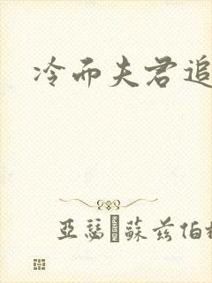 冷面夫君追逃妻