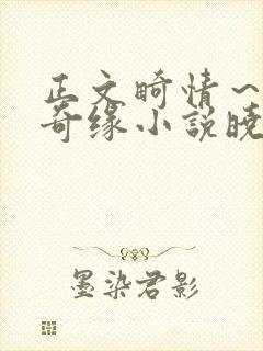 正文畸情～内裤奇缘小说晓雯