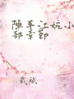 阵平江婉小说全部章节