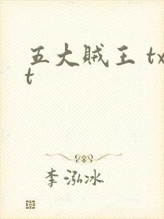 五大贼王 txt