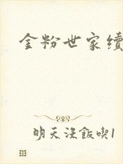 金粉世家续集