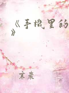 《手机里的秘密》