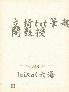 交椅txt笔趣阁教授