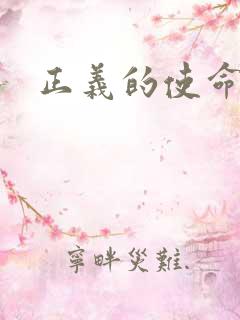 正义的使命小说