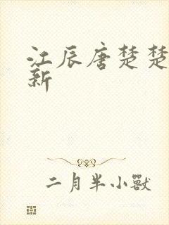 江辰唐楚楚最快新