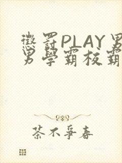 惩罚PLAY男男学霸校霸