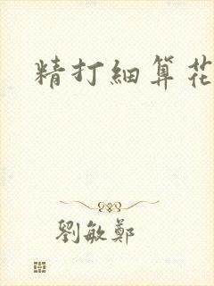 精打细算花满筛