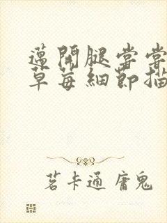 迈开腿尝尝你的草莓细节描写