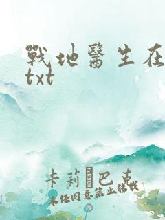 战地医生在都市txt